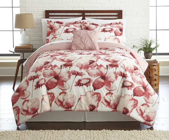 pink queen bedspread Amrapur