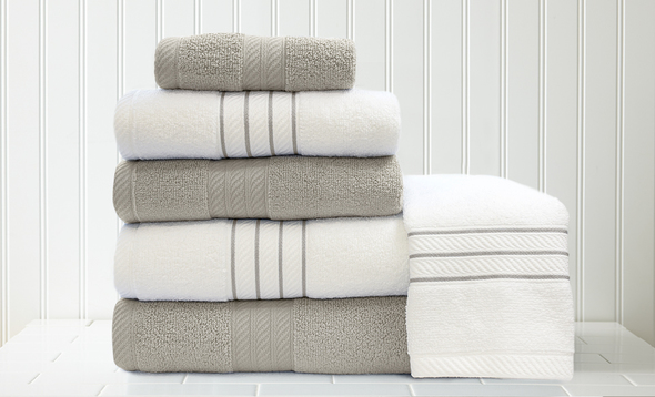 grey bathroom towel set Amrapur