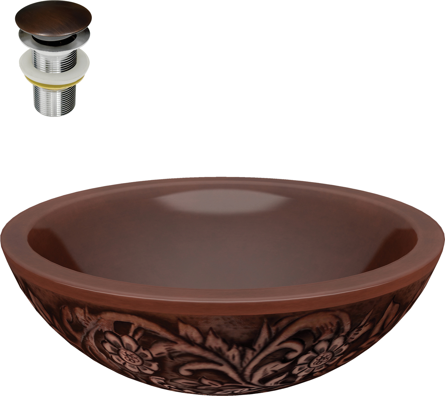 sink faucet hardware Anzzi BATHROOM - Sinks - Vessel - Copper Copper