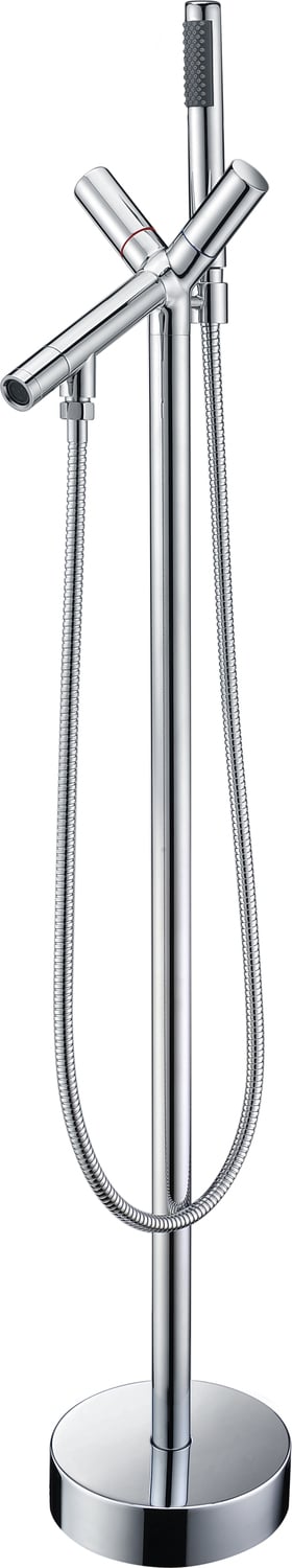 spout diverter Anzzi BATHROOM - Faucets - Bathtub Faucets - Freestanding Chrome