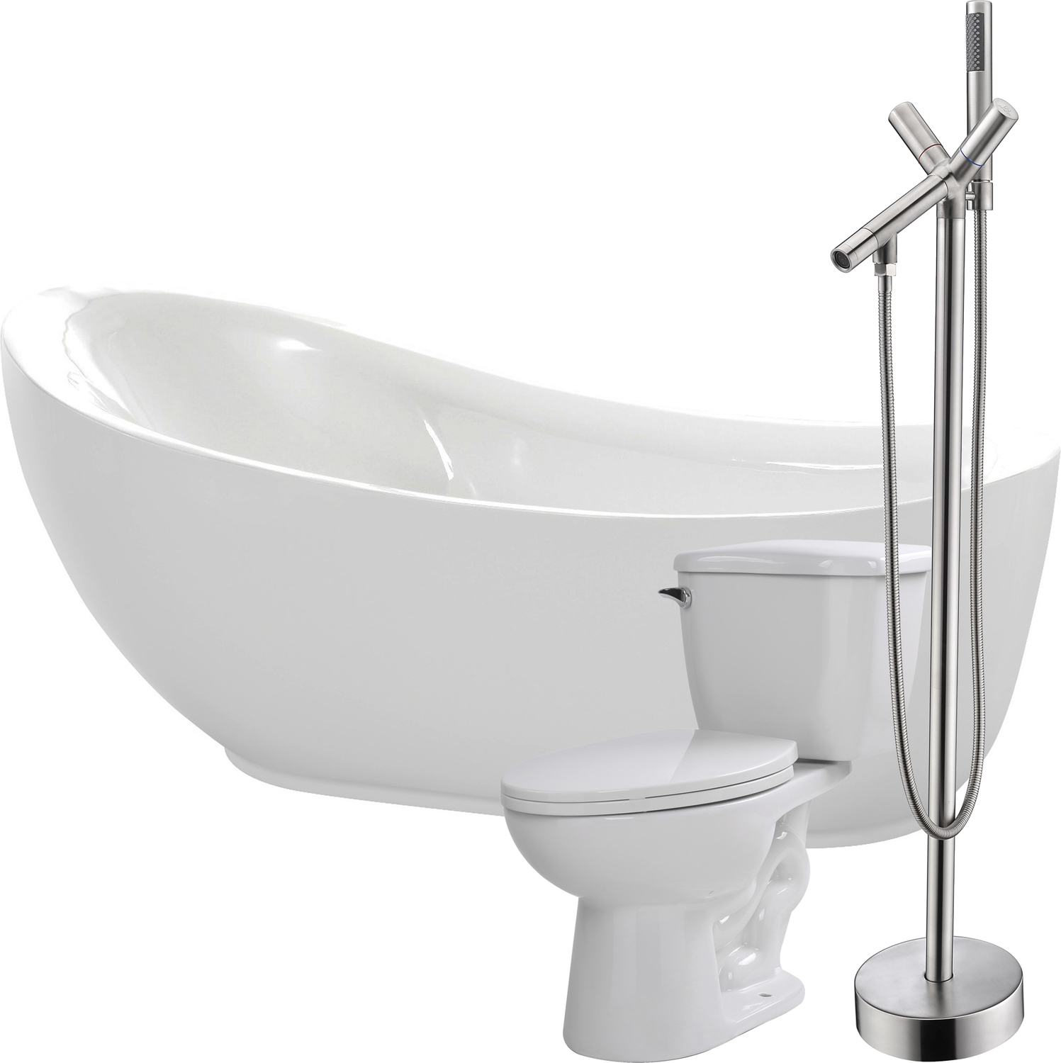 maax freestanding tub installation Anzzi BATHROOM - Bathtubs - Freestanding Bathtubs - One Piece - Acrylic White