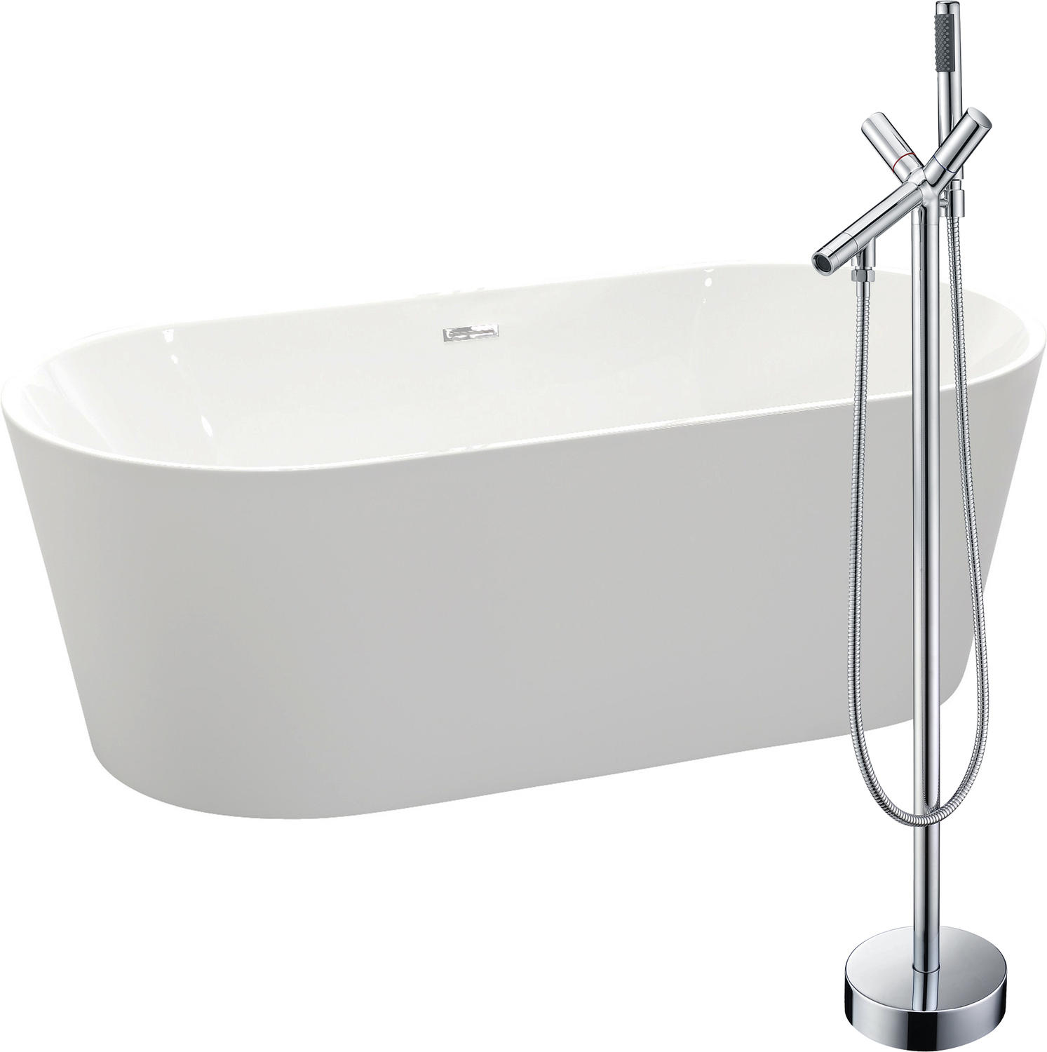 bathtub packages Anzzi BATHROOM - Bathtubs - Freestanding Bathtubs - One Piece - Acrylic White