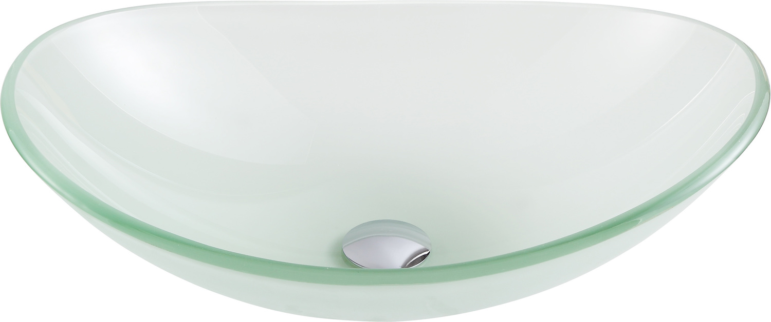 new vanity installation Anzzi BATHROOM - Sinks - Vessel - Tempered Glass Green