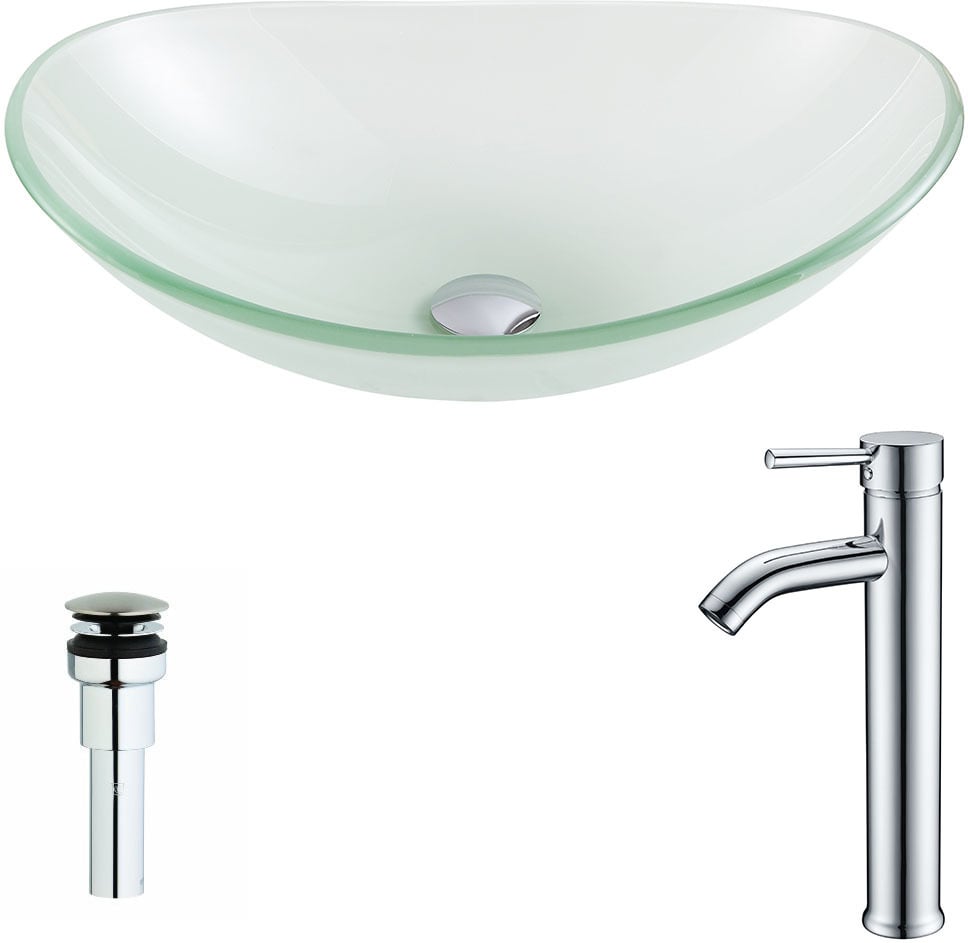 unique bathroom vanity ideas Anzzi BATHROOM - Sinks - Vessel - Tempered Glass Green