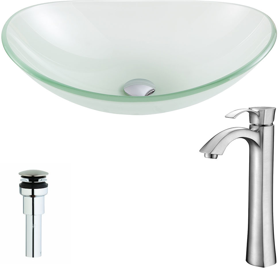 costco sink vanity Anzzi BATHROOM - Sinks - Vessel - Tempered Glass Green