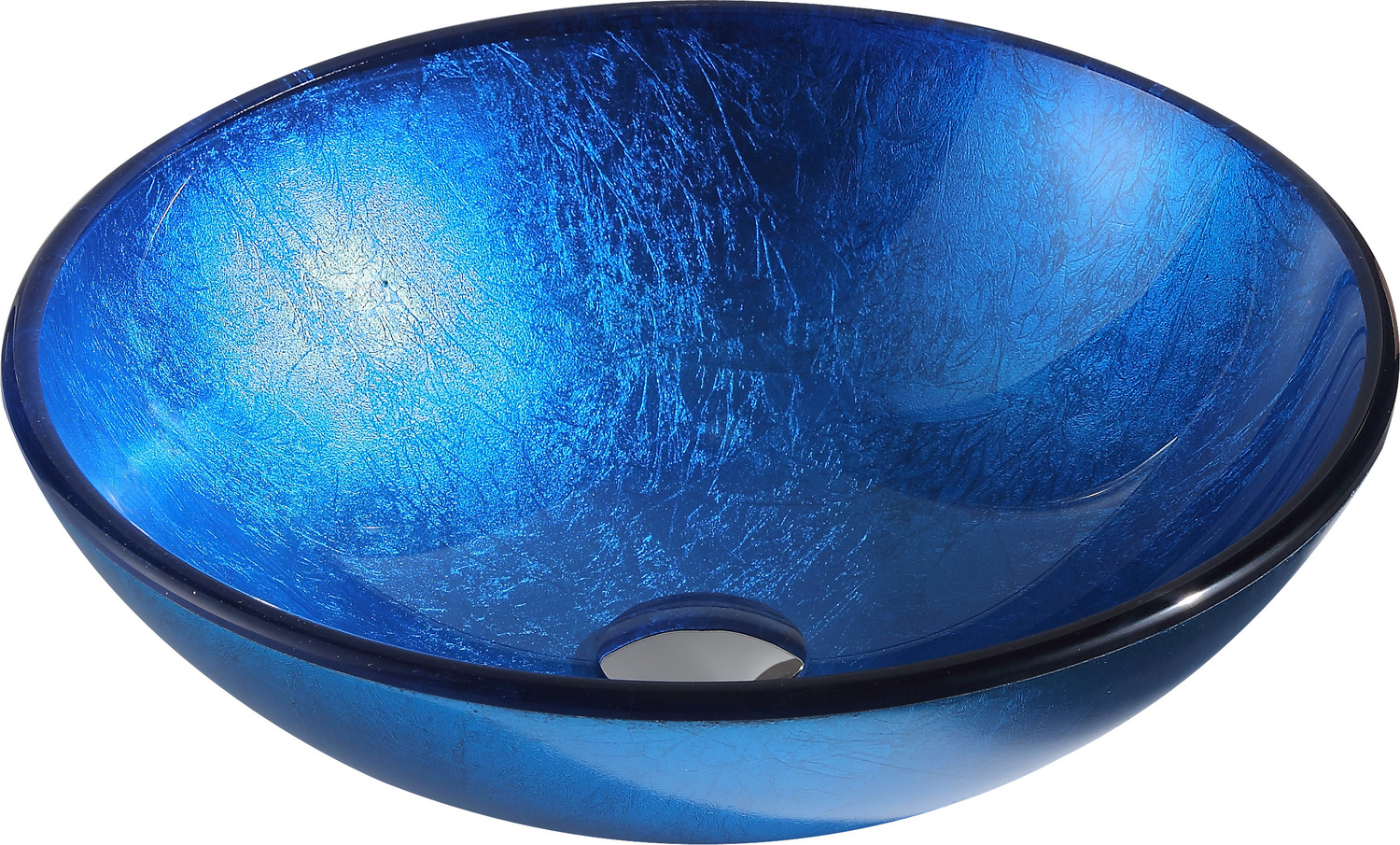 bathroom vanity with sink Anzzi BATHROOM - Sinks - Vessel - Tempered Glass Blue