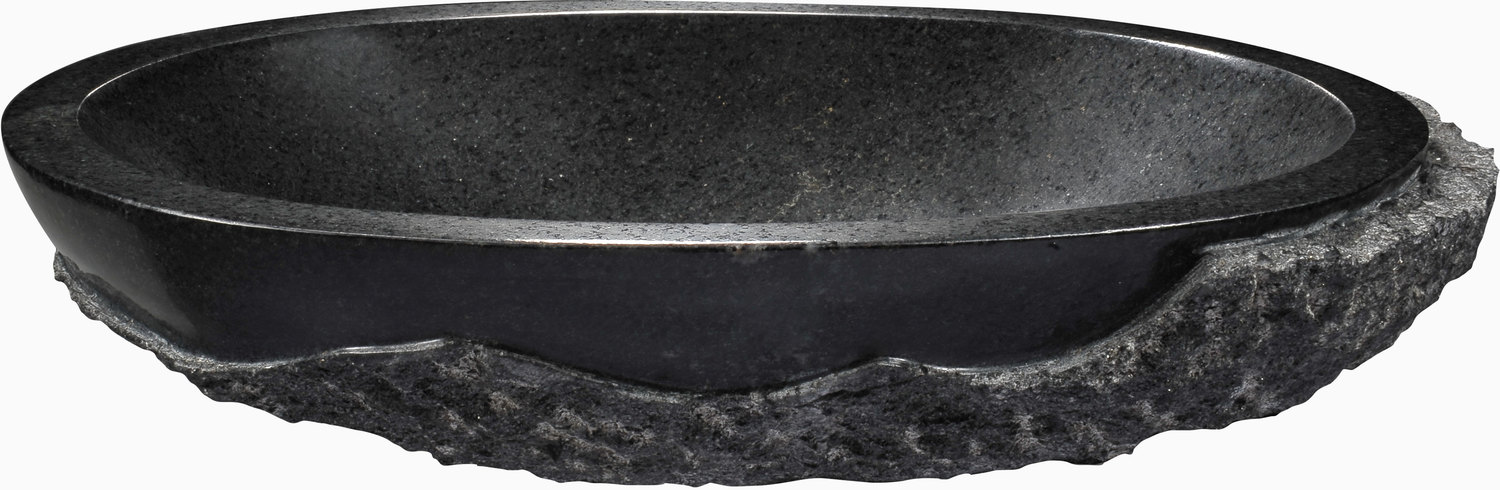 sink floating vanity unit Anzzi BATHROOM - Sinks - Vessel - Exotic Stone Black