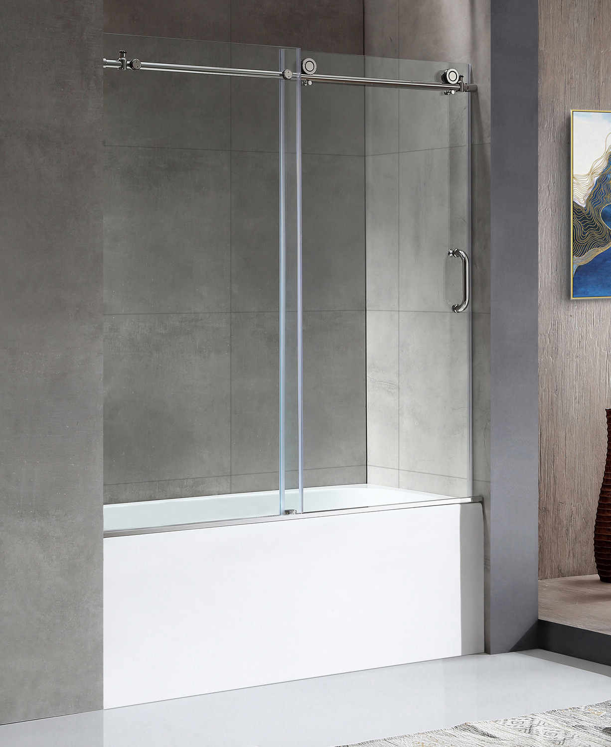 bathtub door installation   Anzzi BATHROOM - Bathtubs - Drop-in Bathtub - Alcove - Soaker White