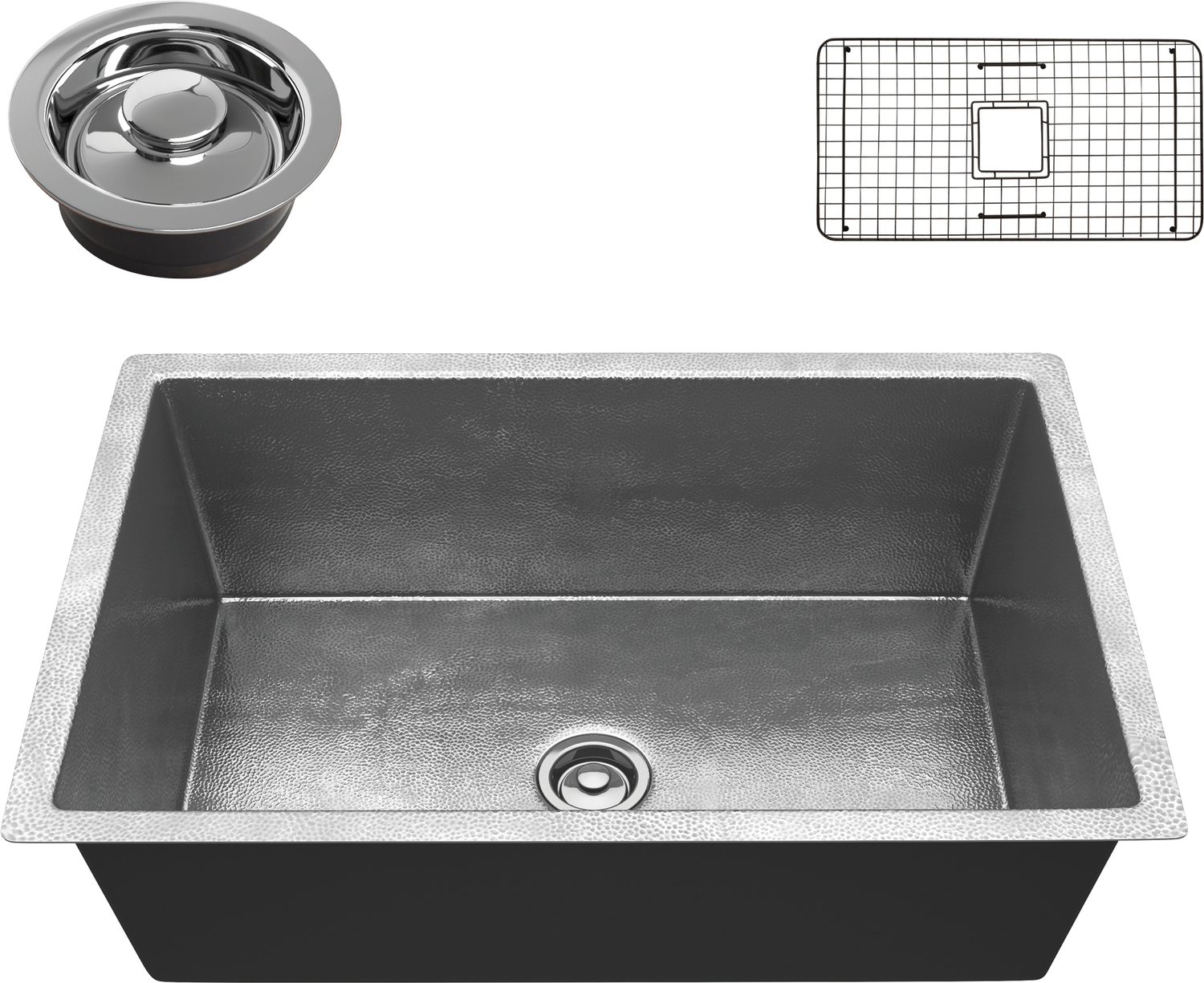 farm sink with cabinet Anzzi KITCHEN - Kitchen Sinks - Drop-in - Copper Nickel