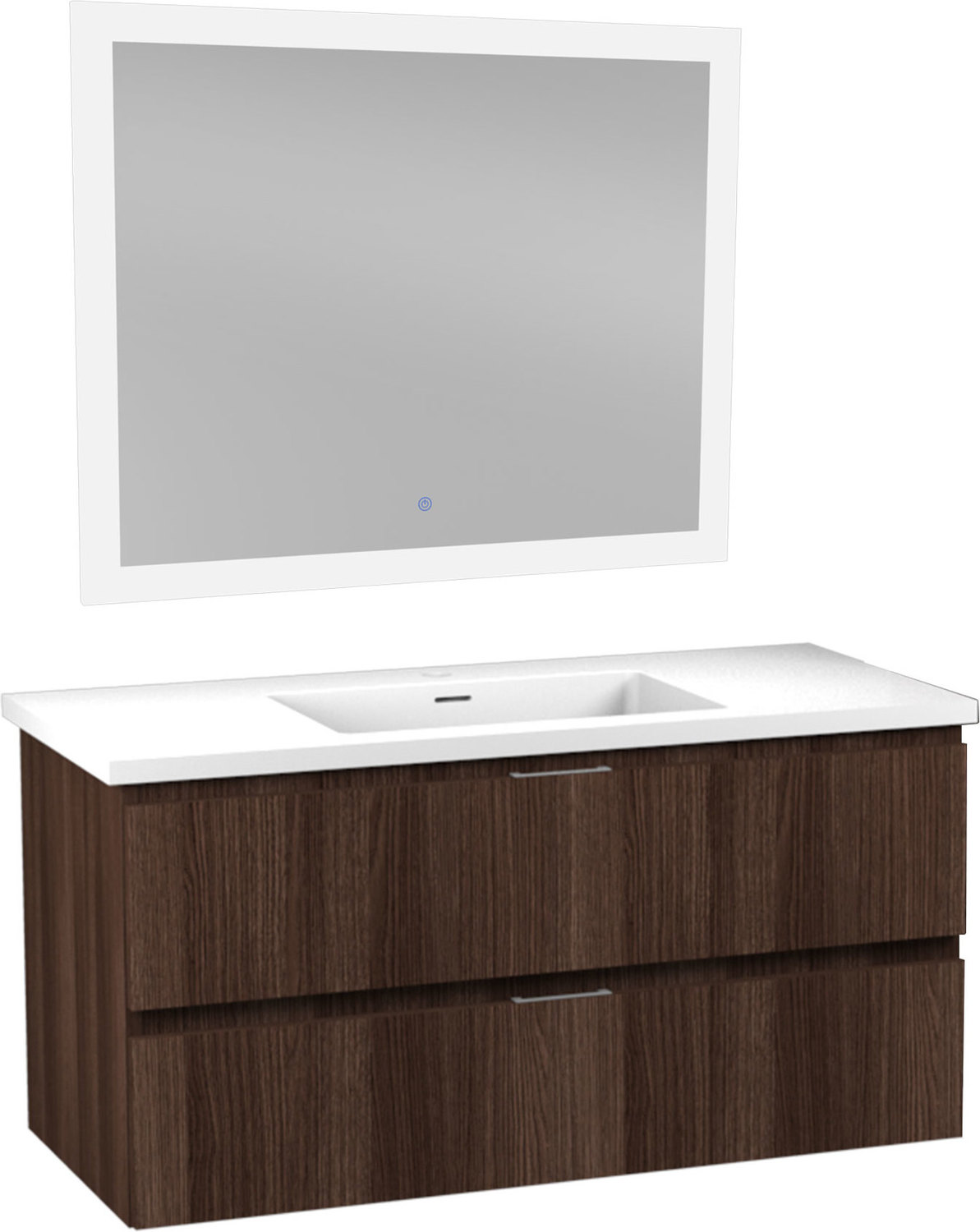 72 bathroom vanity double sink Anzzi BATHROOM - Vanities - Vanity Sets Brown