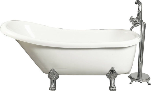 single ended bathtub Aston Bathtubs White Acyrllic Modern
