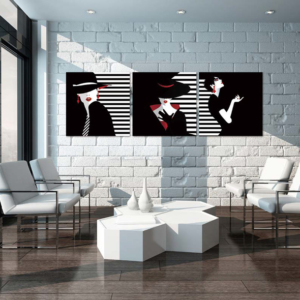 contemporary canvas wall art Bellini Modern Living