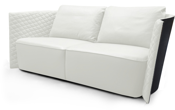velvet cream couch Bellini Modern Living