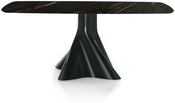 round pedestal extending dining table Bellini Modern Living