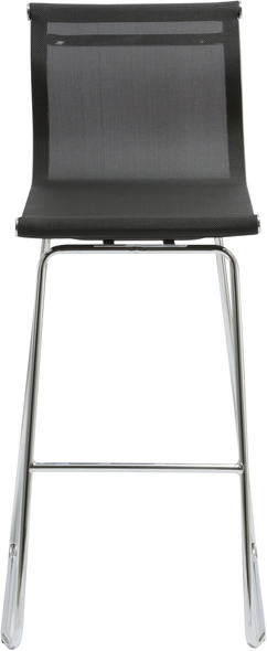 black tall bar stools Bromi Barstool Bar Chairs and Stools Black/Chrome Modern, Contemporary