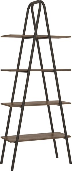 storage units furniture Casabianca BOOKCASE Shelves and Bookcases Walnut,Chrome plated