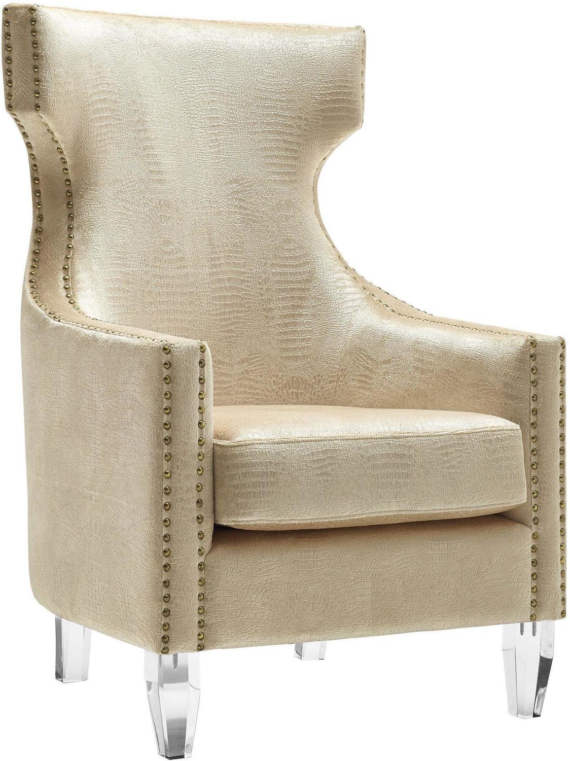occasional accent chairs Contemporary Design Furniture Accent Chairs Gold