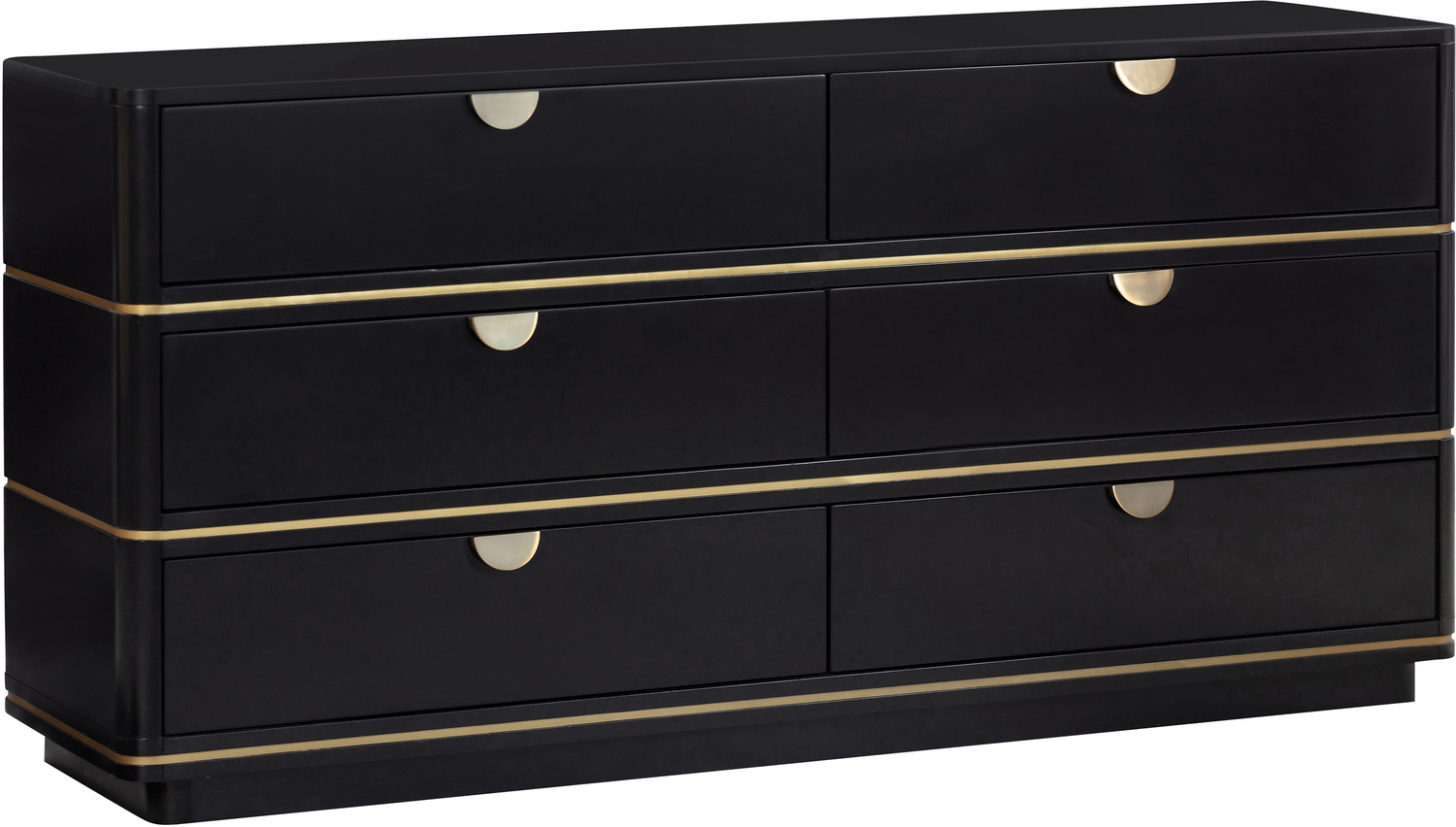 chest of drawers six Contemporary Design Furniture Dressers Black