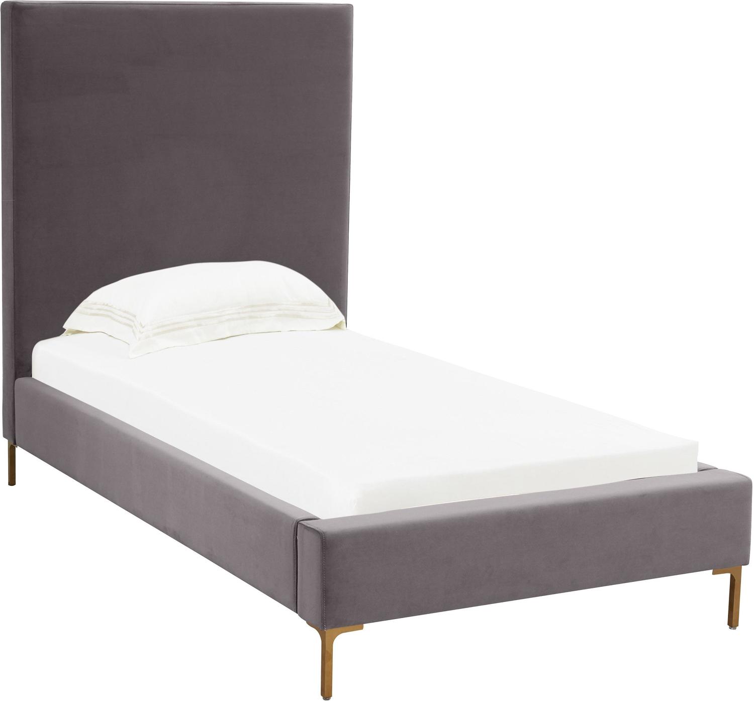 king size low profile platform bed Contemporary Design Furniture Beds Grey