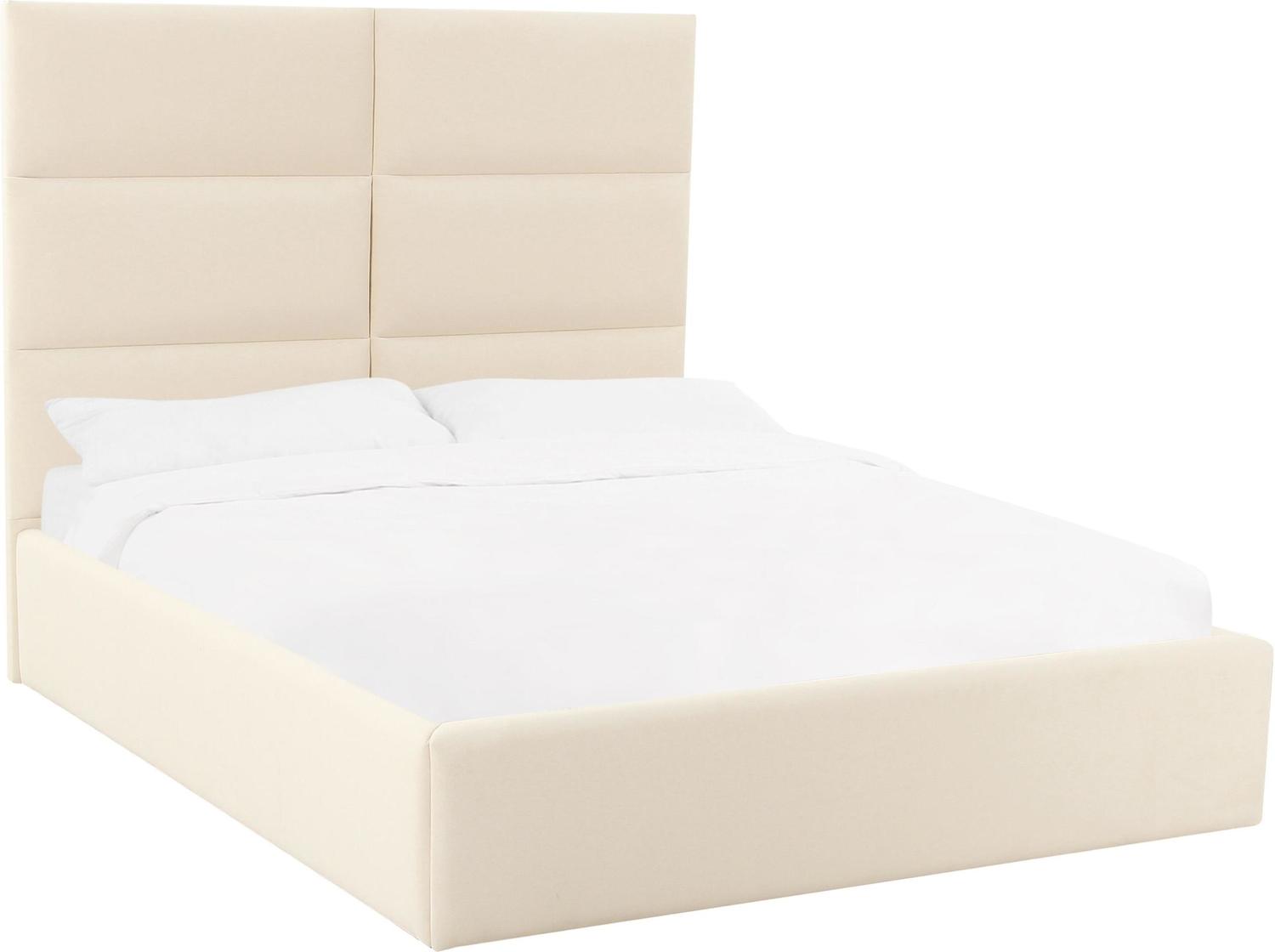 king size bed with drawers Contemporary Design Furniture Beds Cream