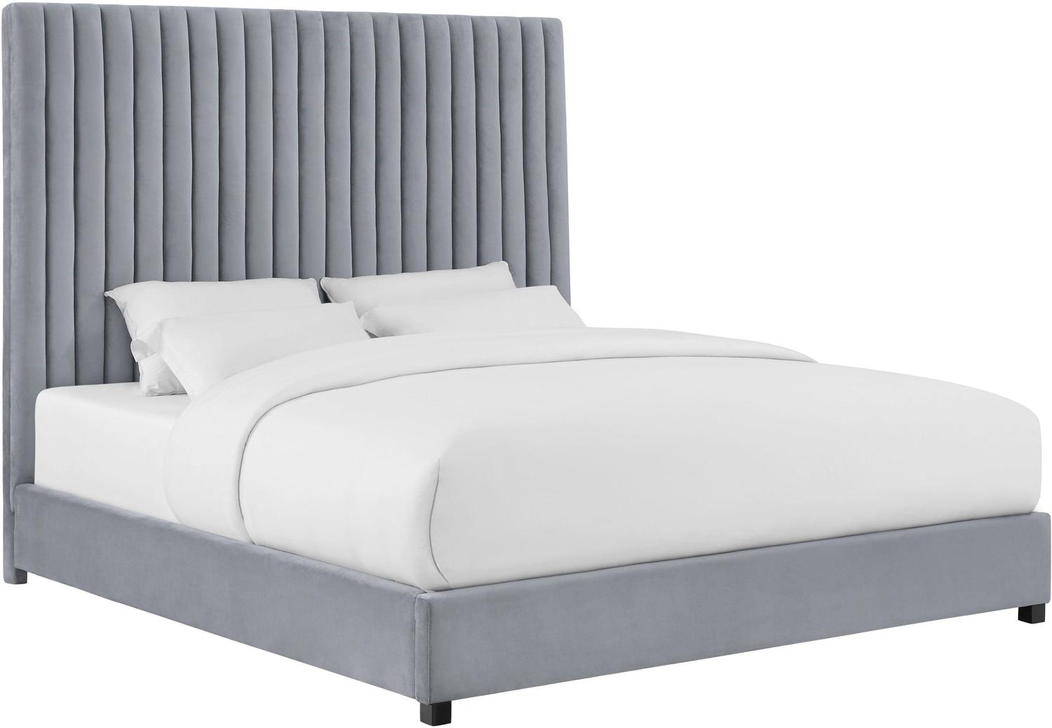 black bed Contemporary Design Furniture Beds Beds Grey