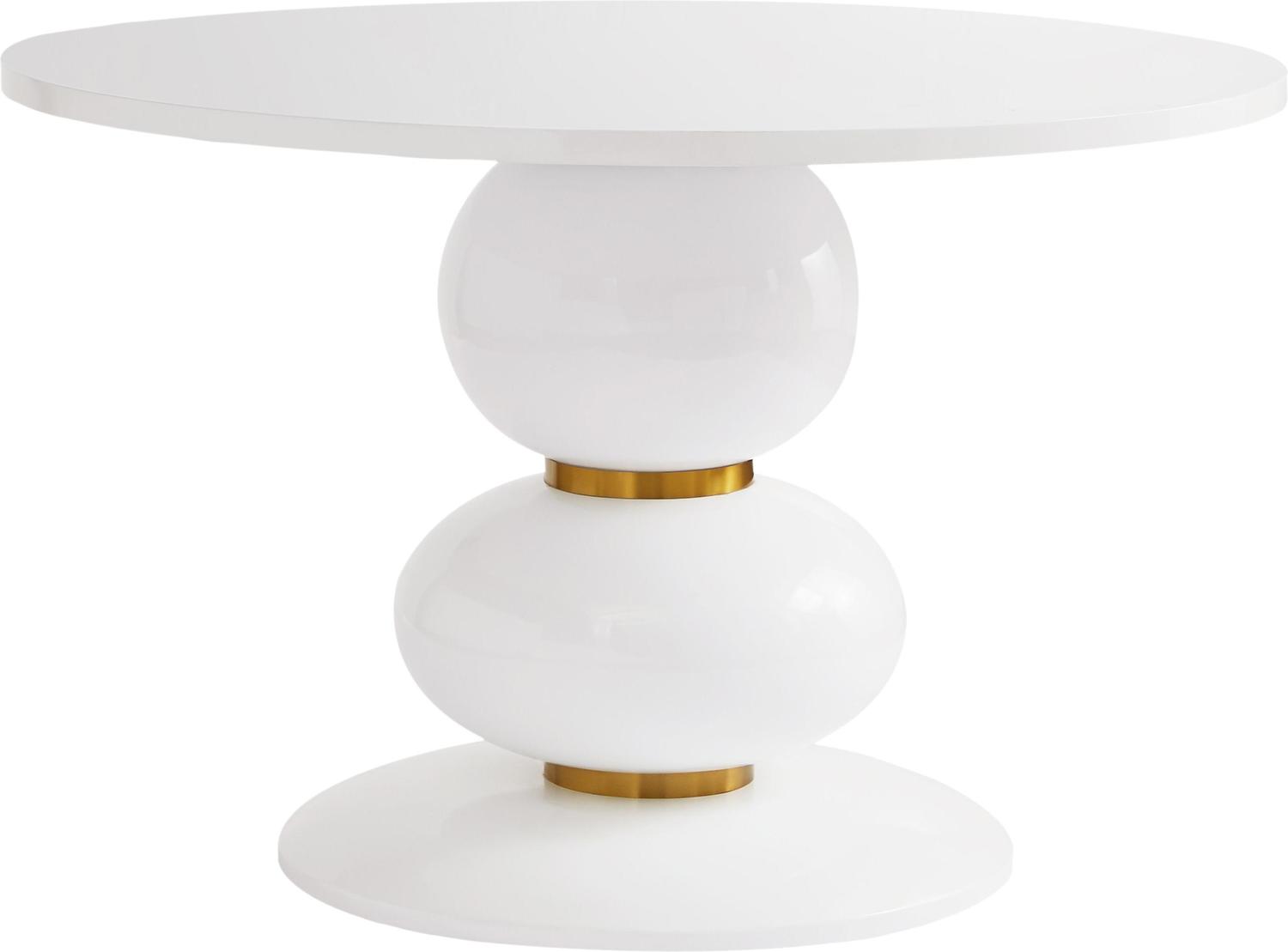 glass pedestal side table Contemporary Design Furniture Dining Tables White