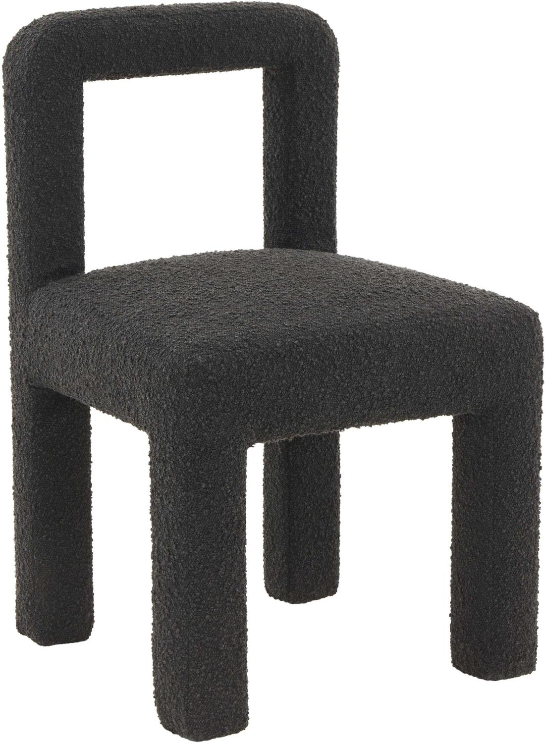 mcm upholstered dining chair Contemporary Design Furniture Dining Chairs Black