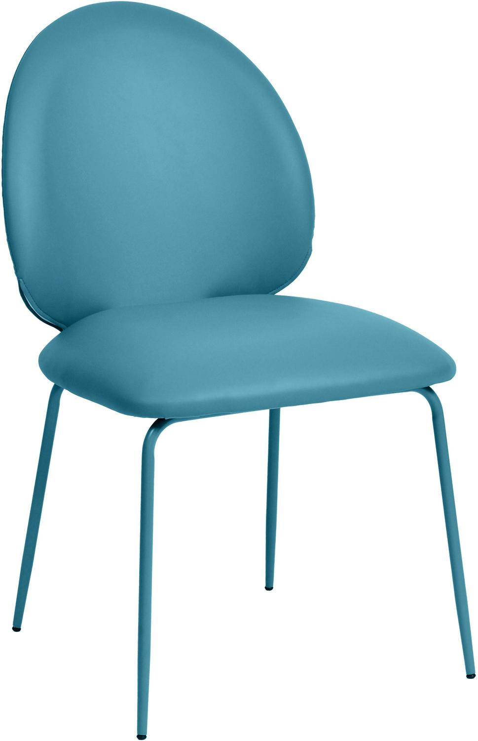 moon armchair Contemporary Design Furniture Dining Chairs Blue