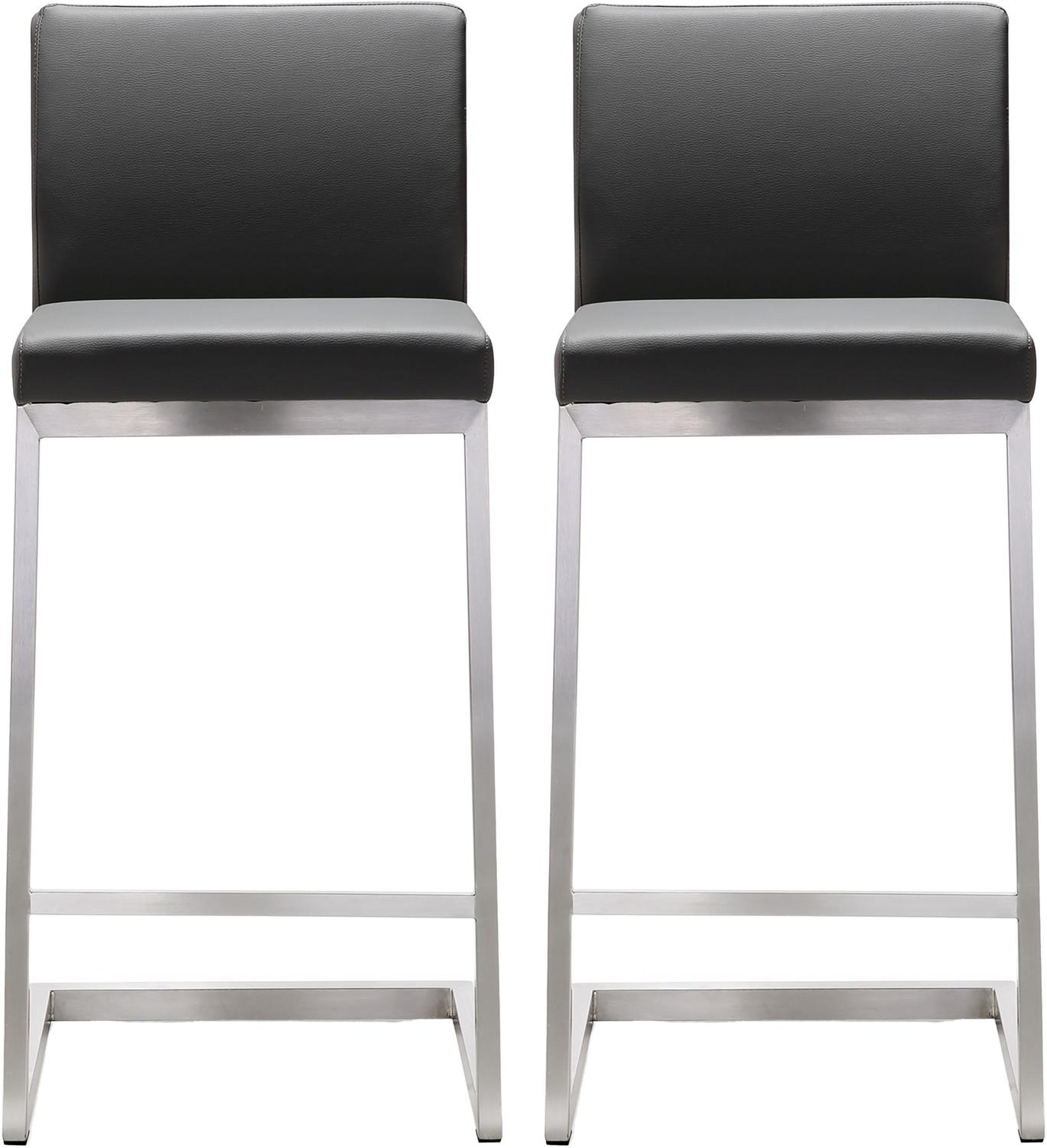 bar and counter stools with backs Contemporary Design Furniture Stools Grey