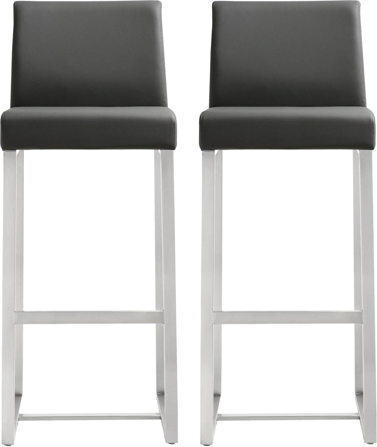 wooden bar chairs with backs Contemporary Design Furniture Stools Grey
