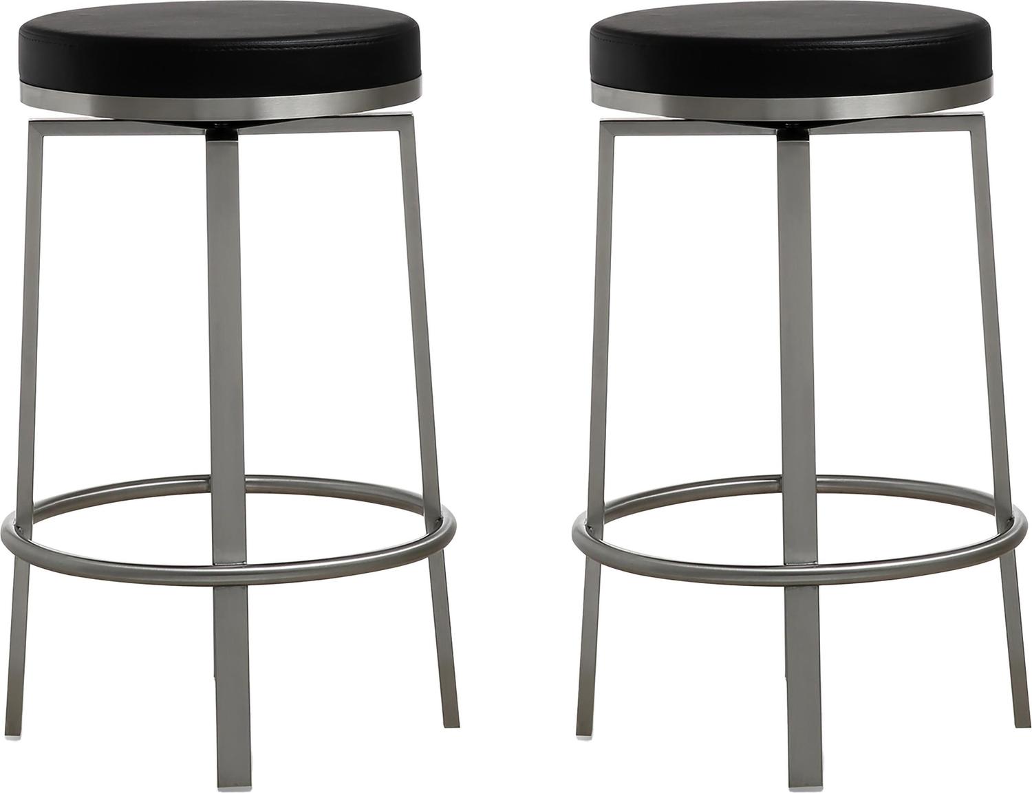 gold and white counter stools Contemporary Design Furniture Stools Black