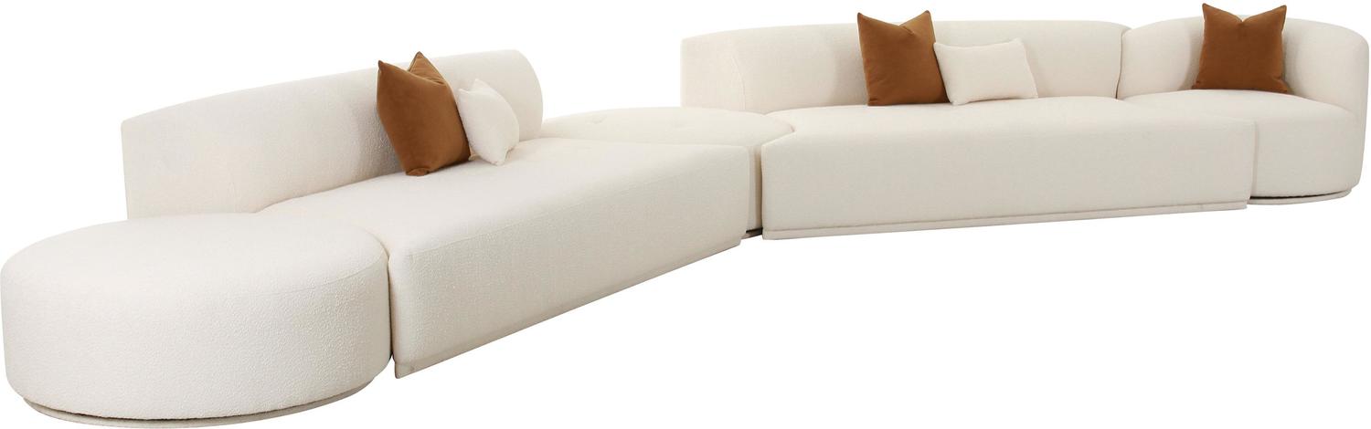 small brown sectional couch Contemporary Design Furniture Sectionals Cream