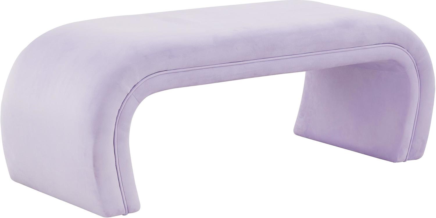 velvet stool ottoman Contemporary Design Furniture Benches Lavender