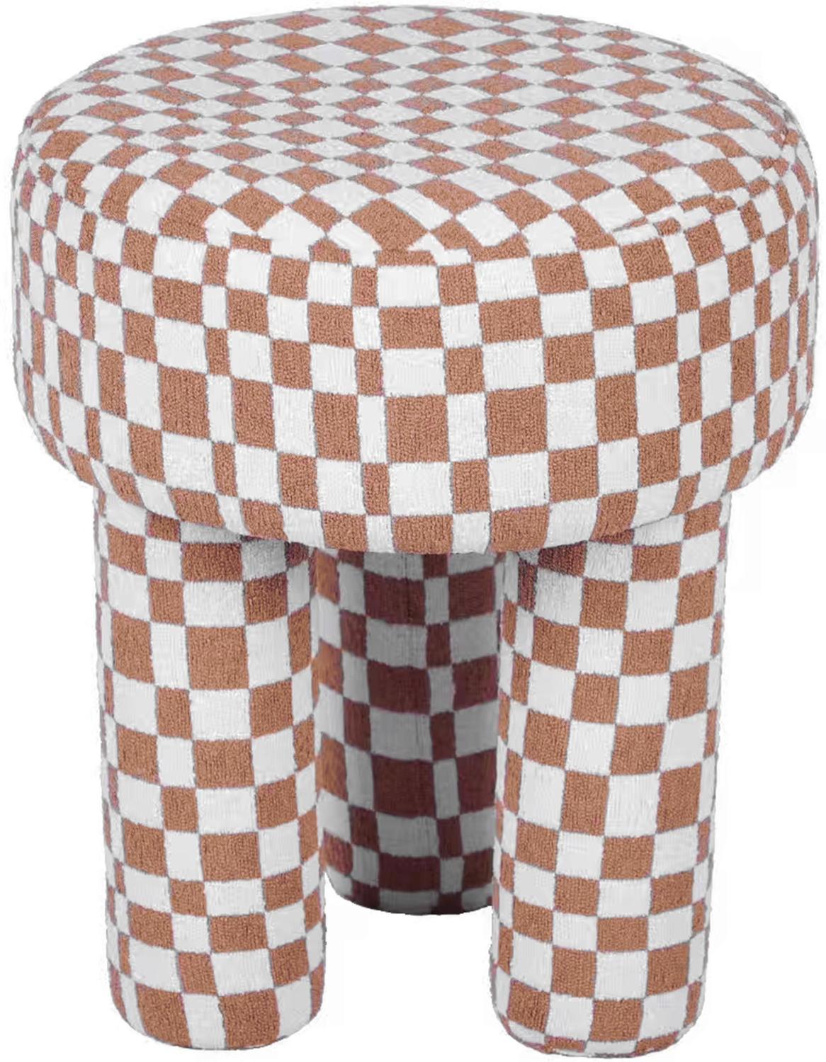patterned club chair Contemporary Design Furniture Ottomans Brown