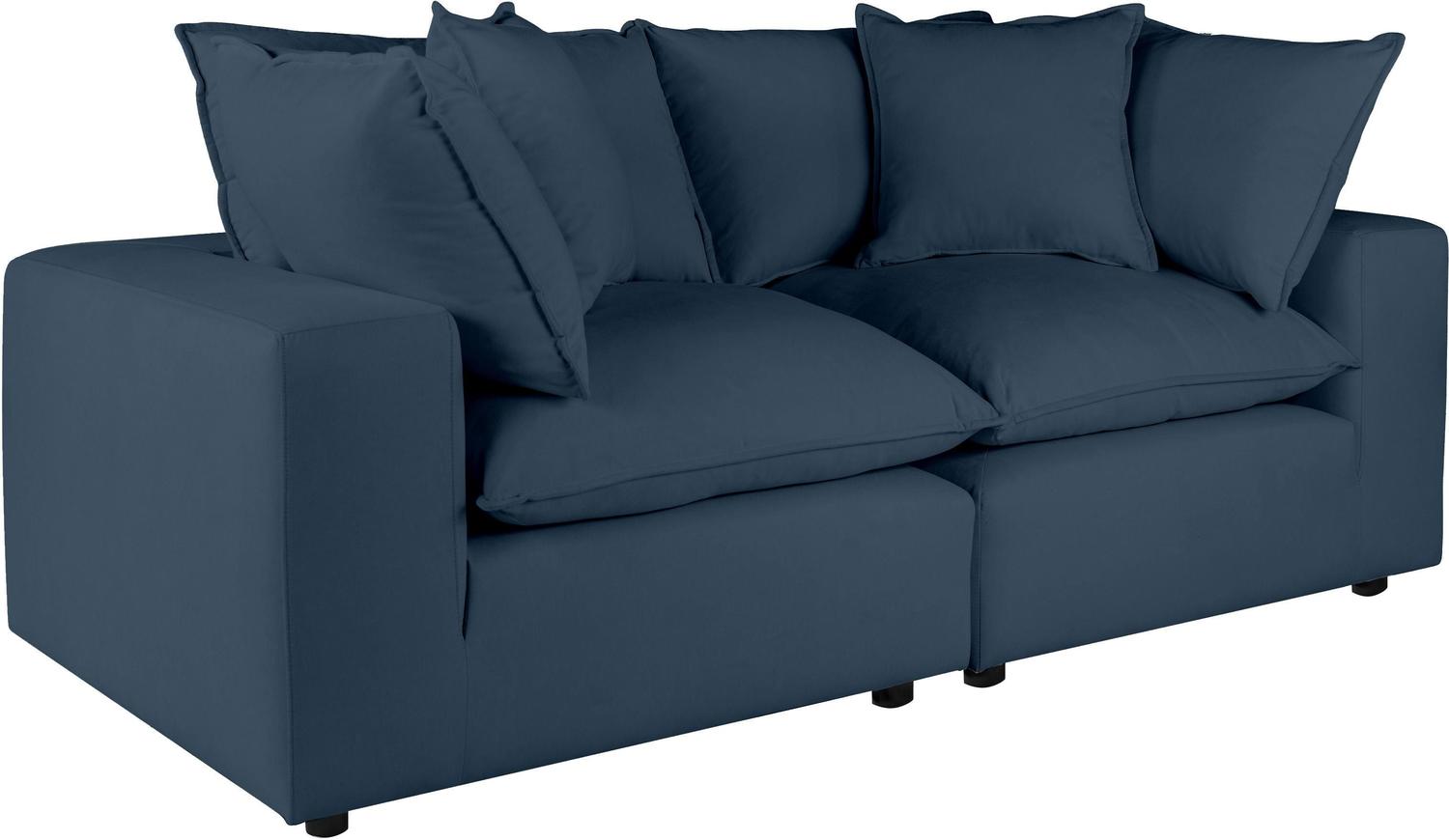 large l sectional Contemporary Design Furniture Sofas Navy