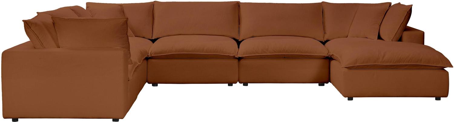 pull out couch mid century Contemporary Design Furniture Sectionals Rust