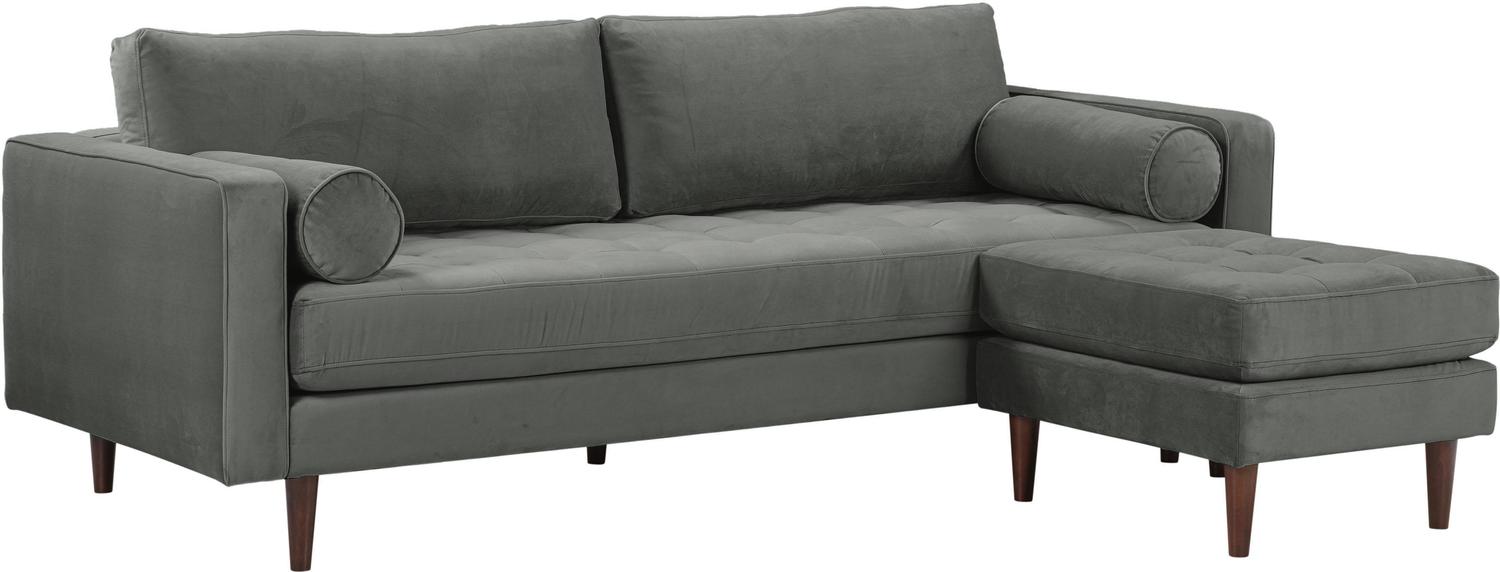 small sectional with chaise Contemporary Design Furniture Sectionals Grey