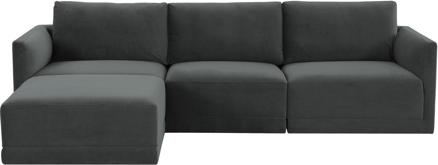 pull out sofa bed with chaise Contemporary Design Furniture Sectionals Charcoal