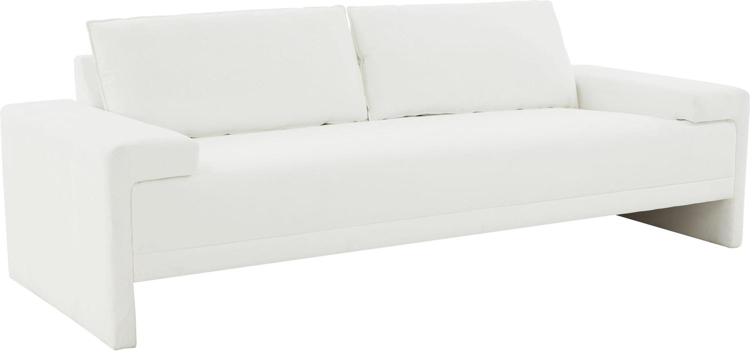 white velvet couch Contemporary Design Furniture Sofas White