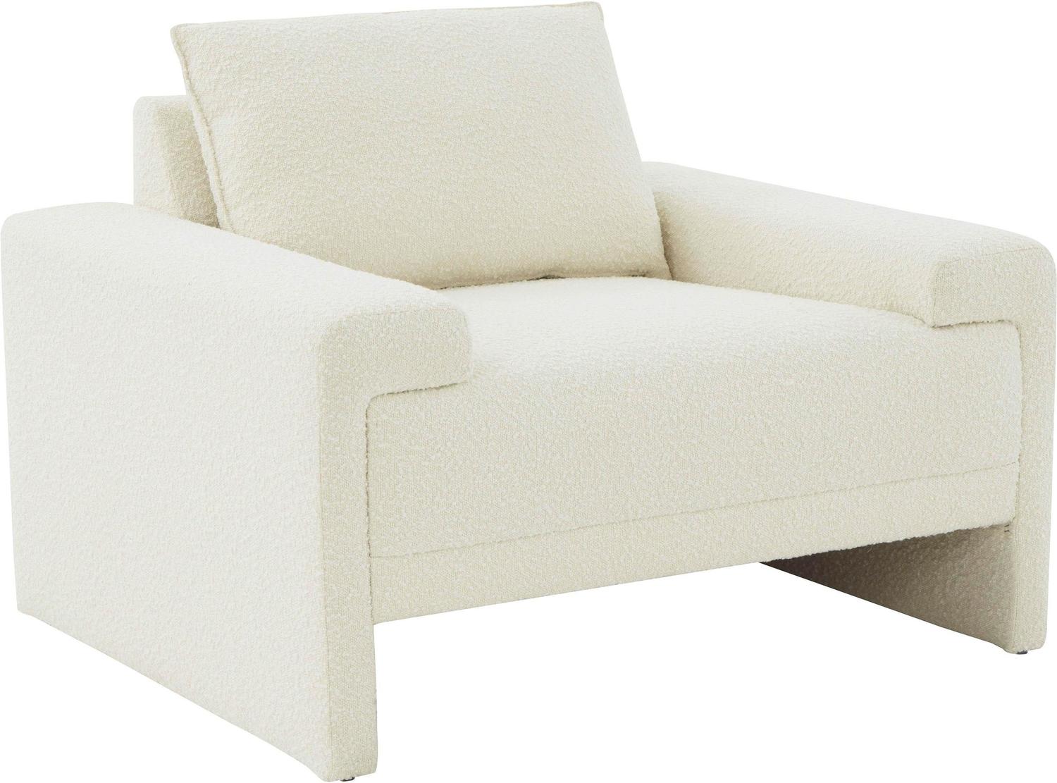 wingback arm chairs Contemporary Design Furniture Accent Chairs Cream