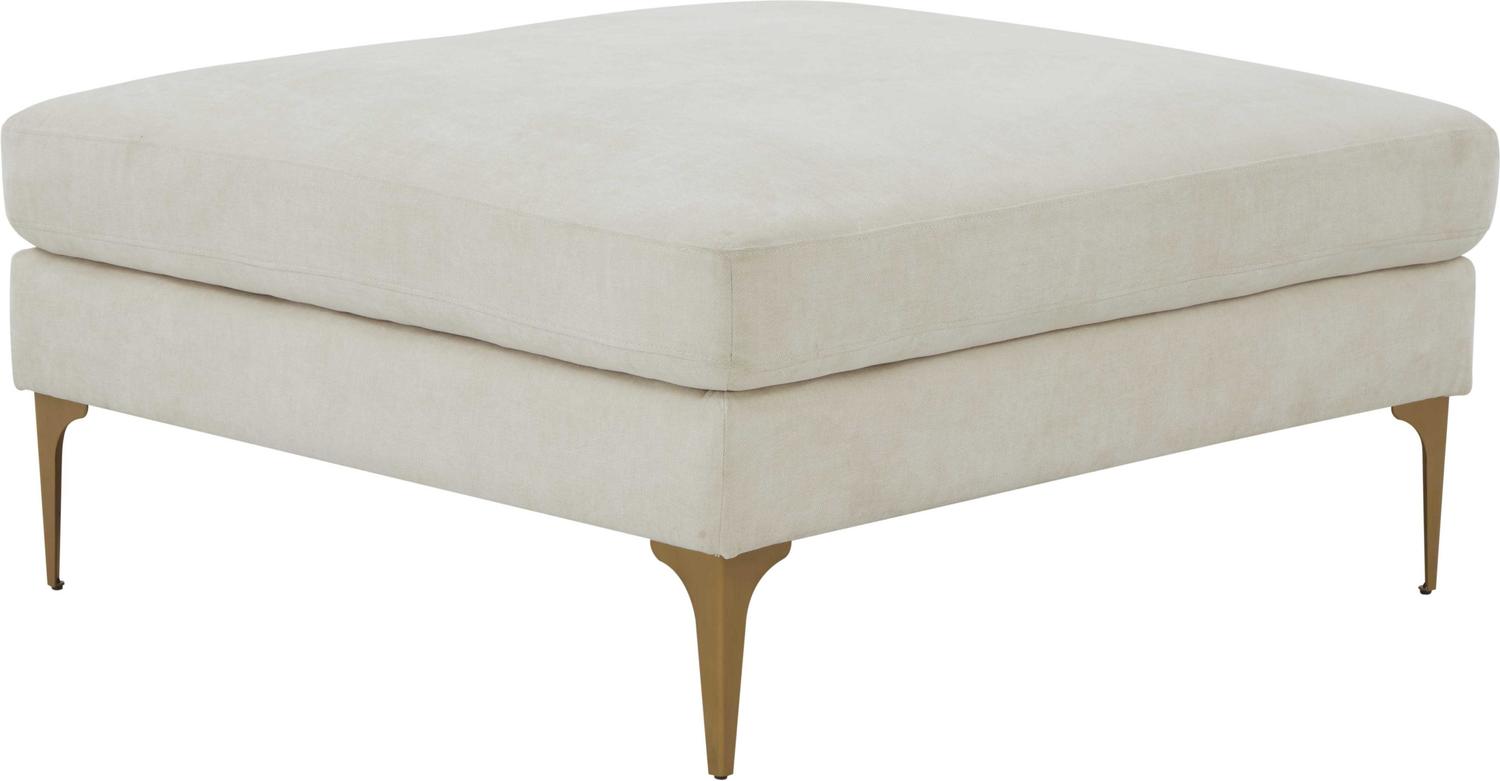 shoe bench cushion cover Contemporary Design Furniture Ottomans Cream
