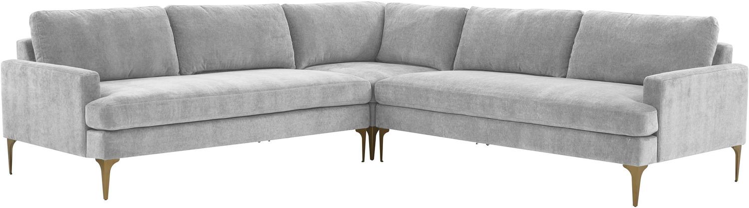 cream velvet sofas Contemporary Design Furniture Sectionals Grey