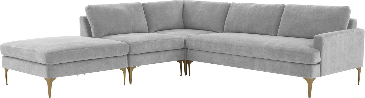 gray mid century sofa Contemporary Design Furniture Sectionals Grey