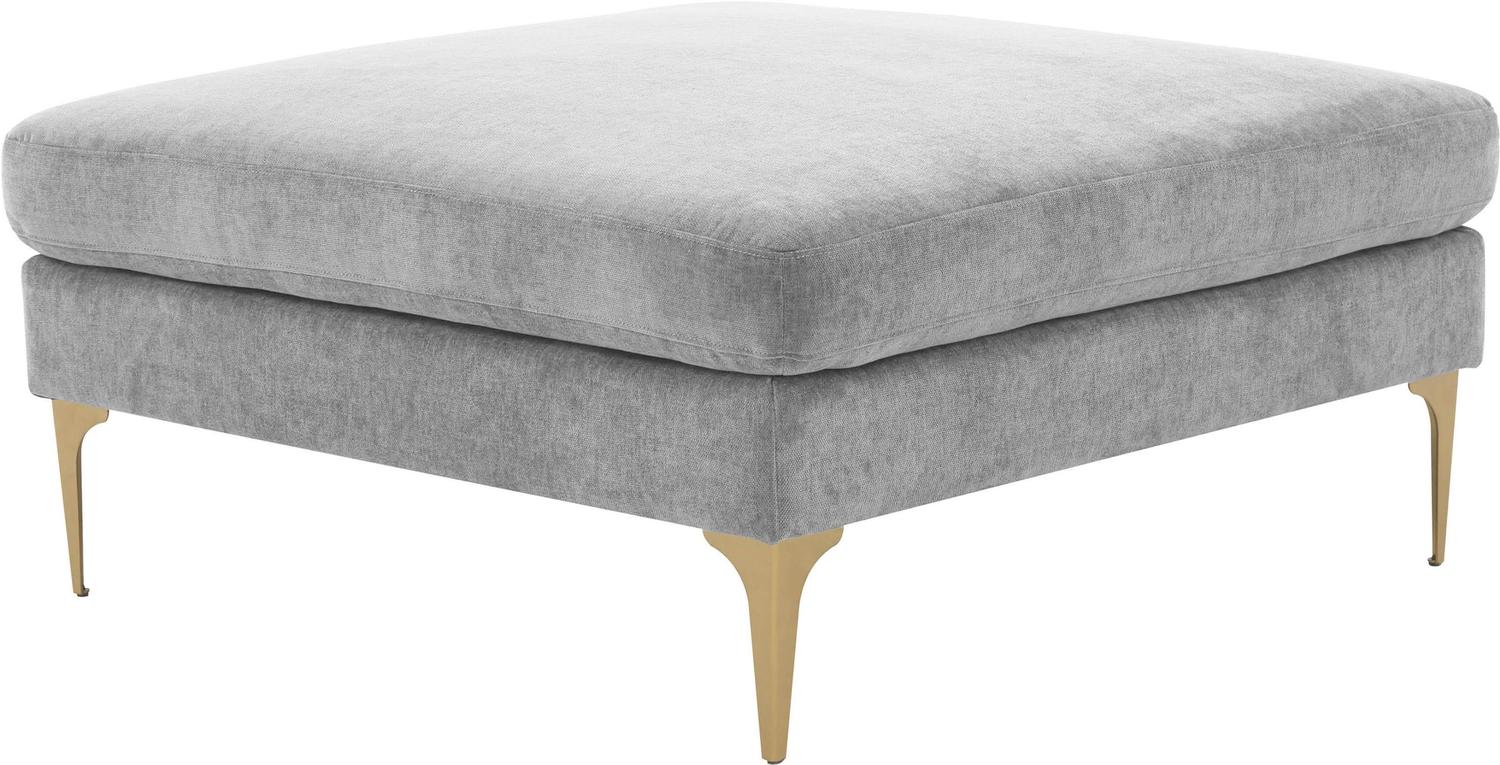 gray fabric ottoman Contemporary Design Furniture Ottomans Grey