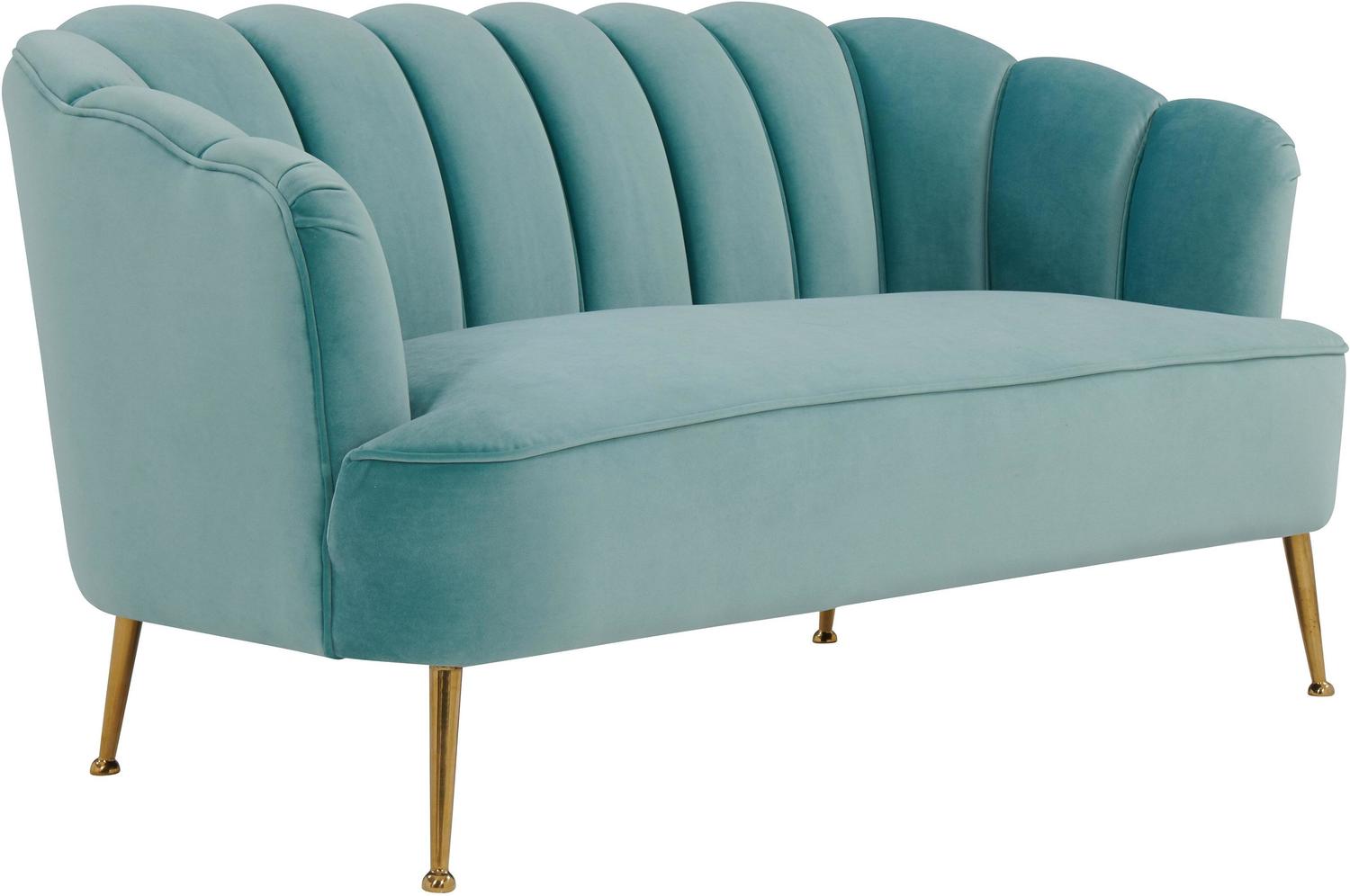 black modern sectional sofa Contemporary Design Furniture Settees Sea Blue