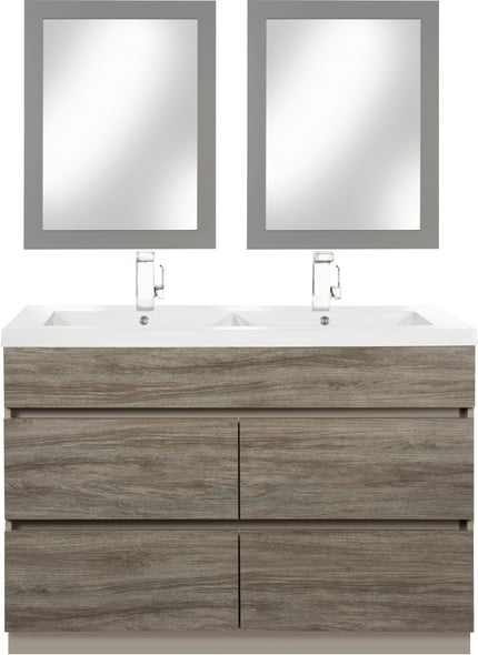 bathroom basin and toilet unit Cutler Kitchen and Bath Brown, Grey, White Sink