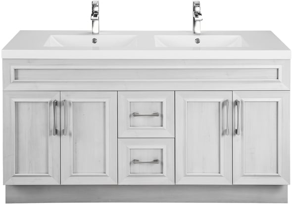 classic vanity unit Cutler Kitchen and Bath Bathroom Vanities Grey, White Sink