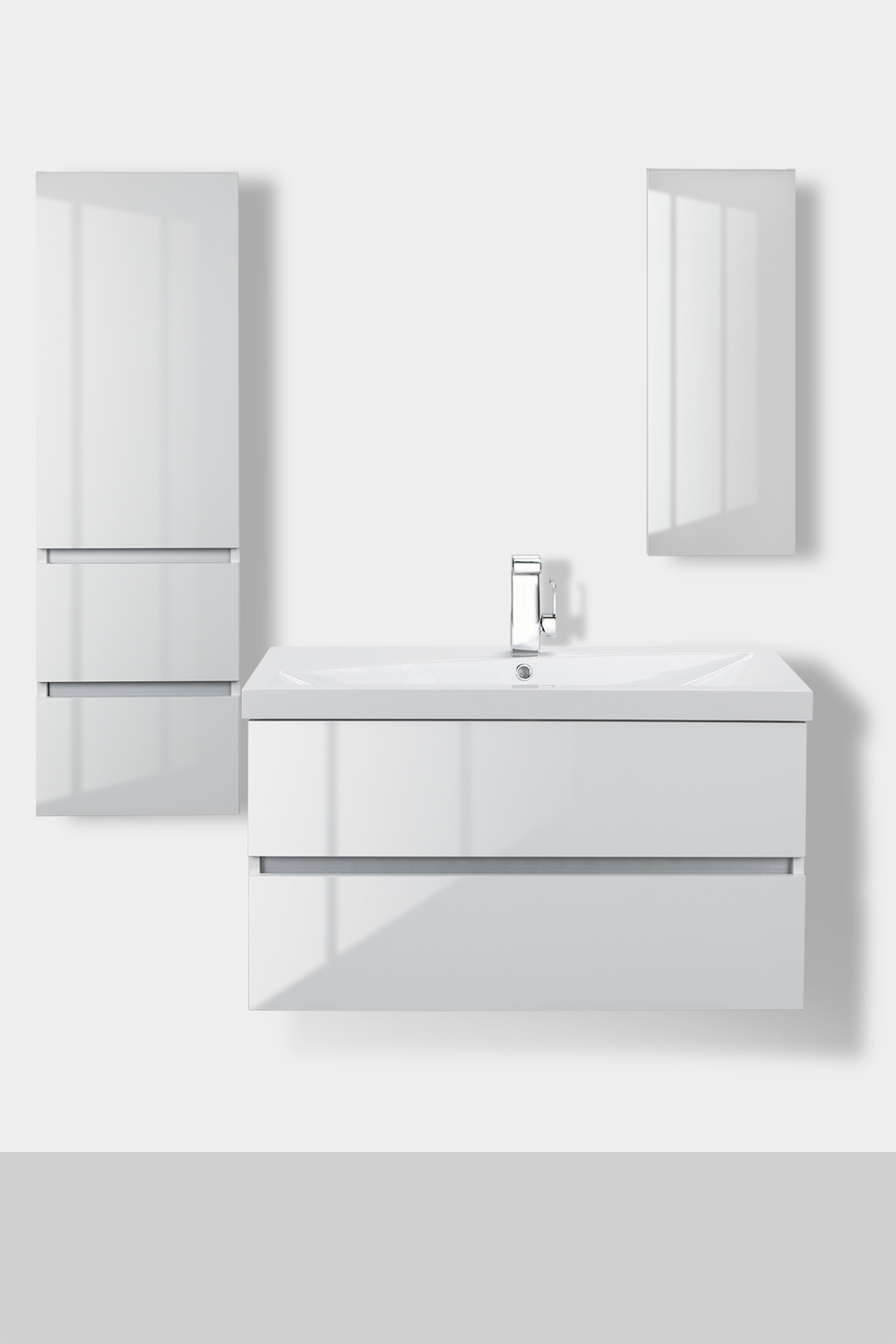 72 inch bathroom cabinet Cutler Kitchen and Bath White