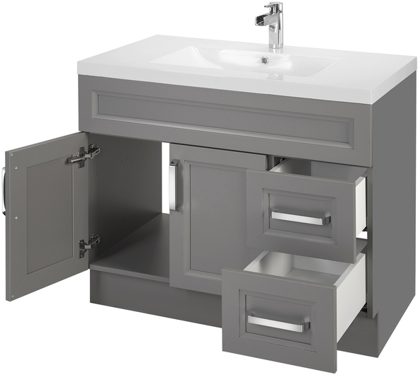 vanity unit basin only Cutler Kitchen and Bath Grey,