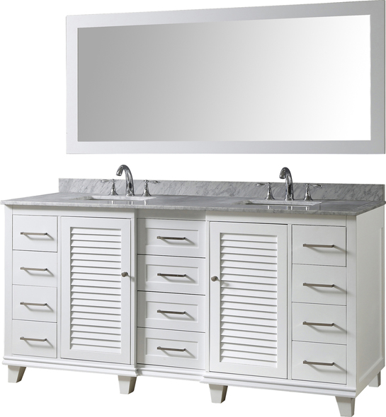 small mirror cupboard Direct Vanity White